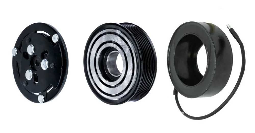 CONJUNTO EMBREAGEM COMPRESSOR SANDEN 7H15 8PK 12V 119MM