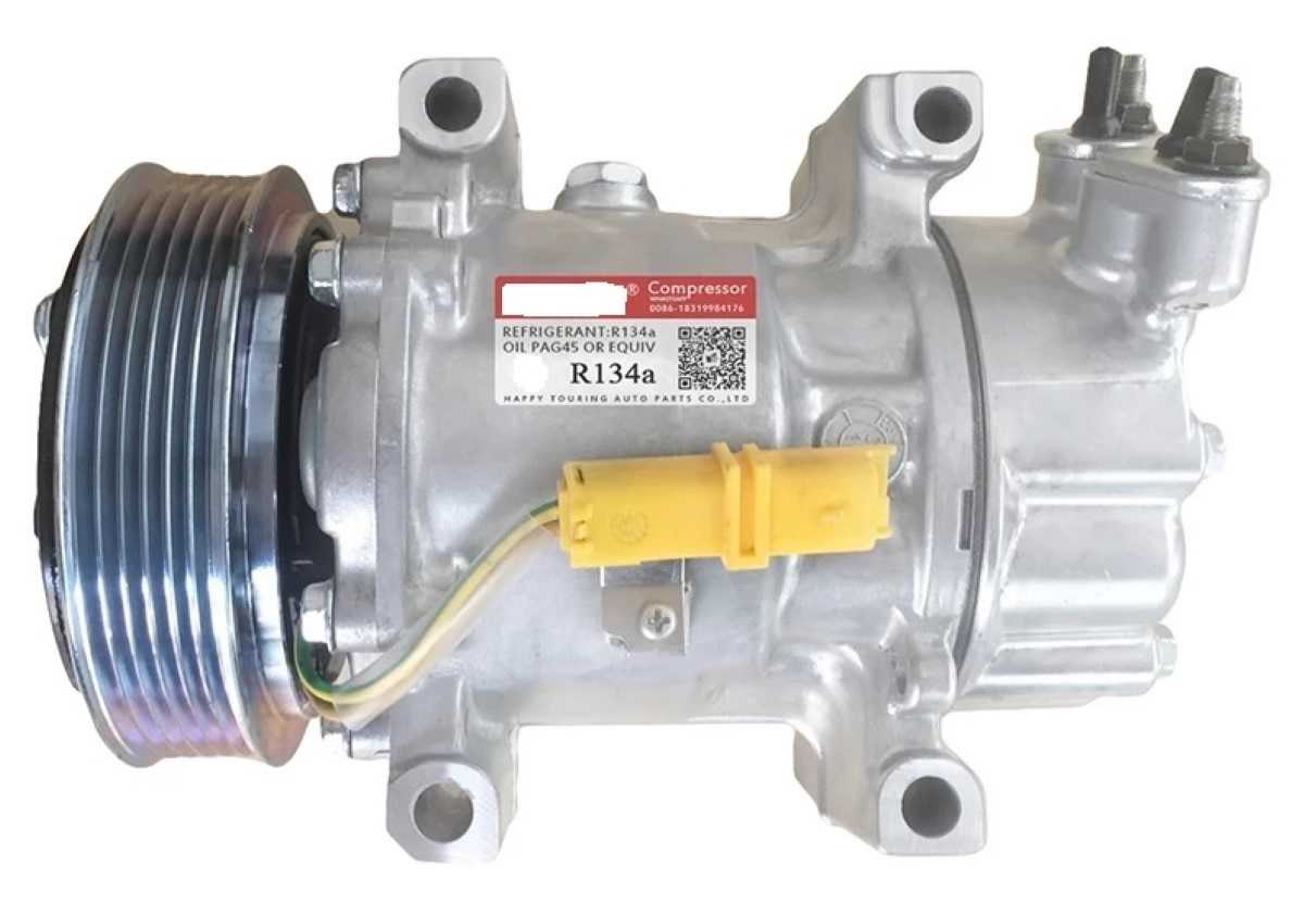 COMPRESSOR PEUGEOT 206 1.0/CITROEN C3 MODELO SANDEN SD6V12  12V POLIA 6PK 124MM