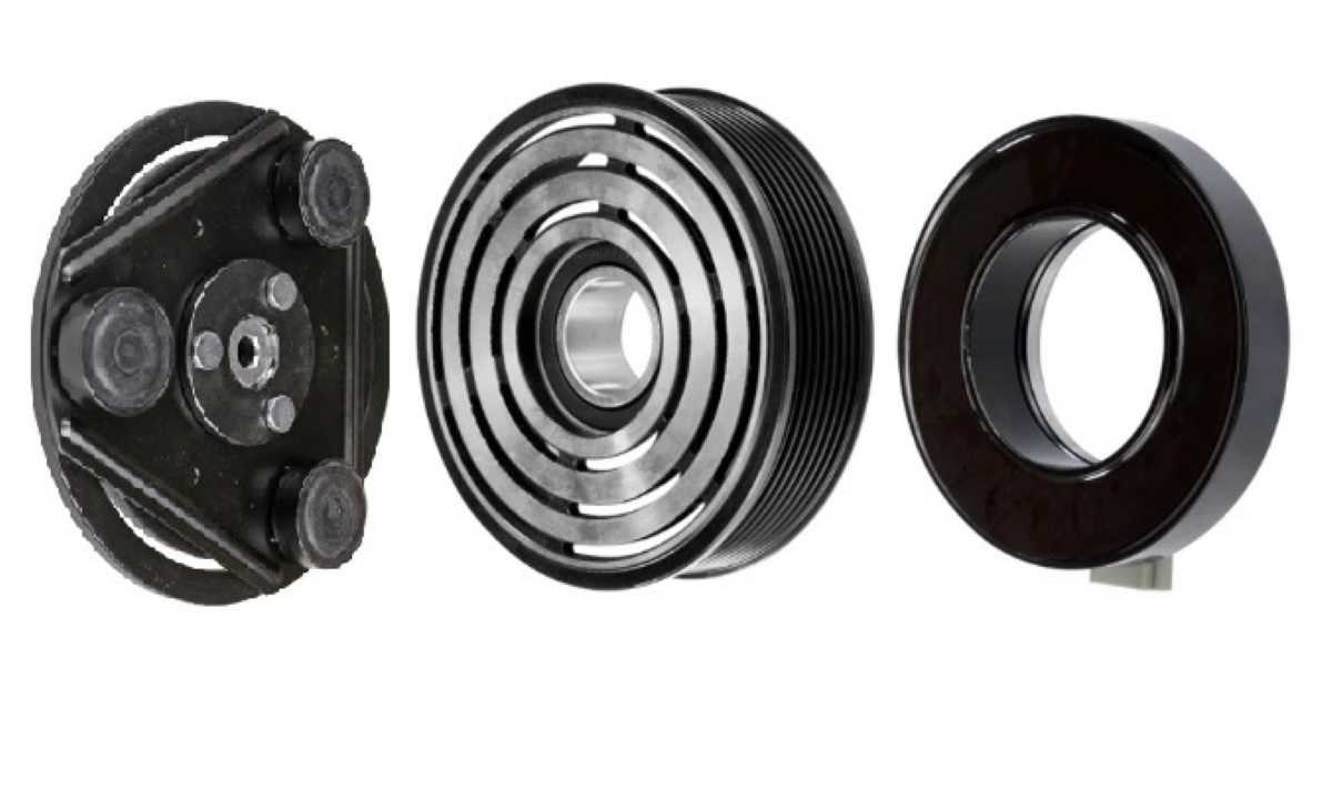 CONJUNTO EMBREAGEM F250/F350/F4000 4CC DIESEL COMPRESSOR FIC 8PK 132MM