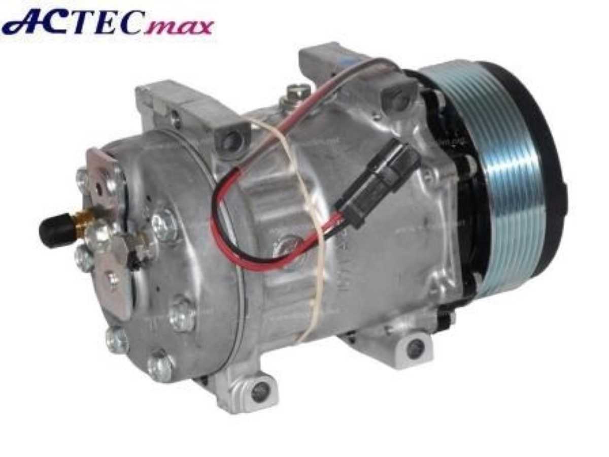 COMPRESSOR CATERPILLAR RETROESCAVADEIRA 416/420/422/424 12V 8PK 123MM 395-2123