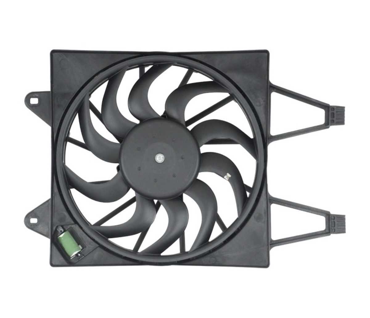 Eletroventilador fiat novo uno/ novo palio/ grand siena/ mobi c/ar