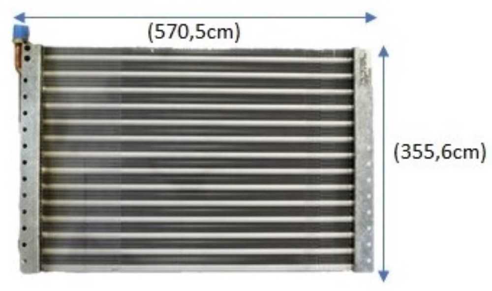 CONDENSADOR VALTRA BH BM 110 G3 2016 EM DIANTE PEQUENO ALUMINIO  OEM: 86670101