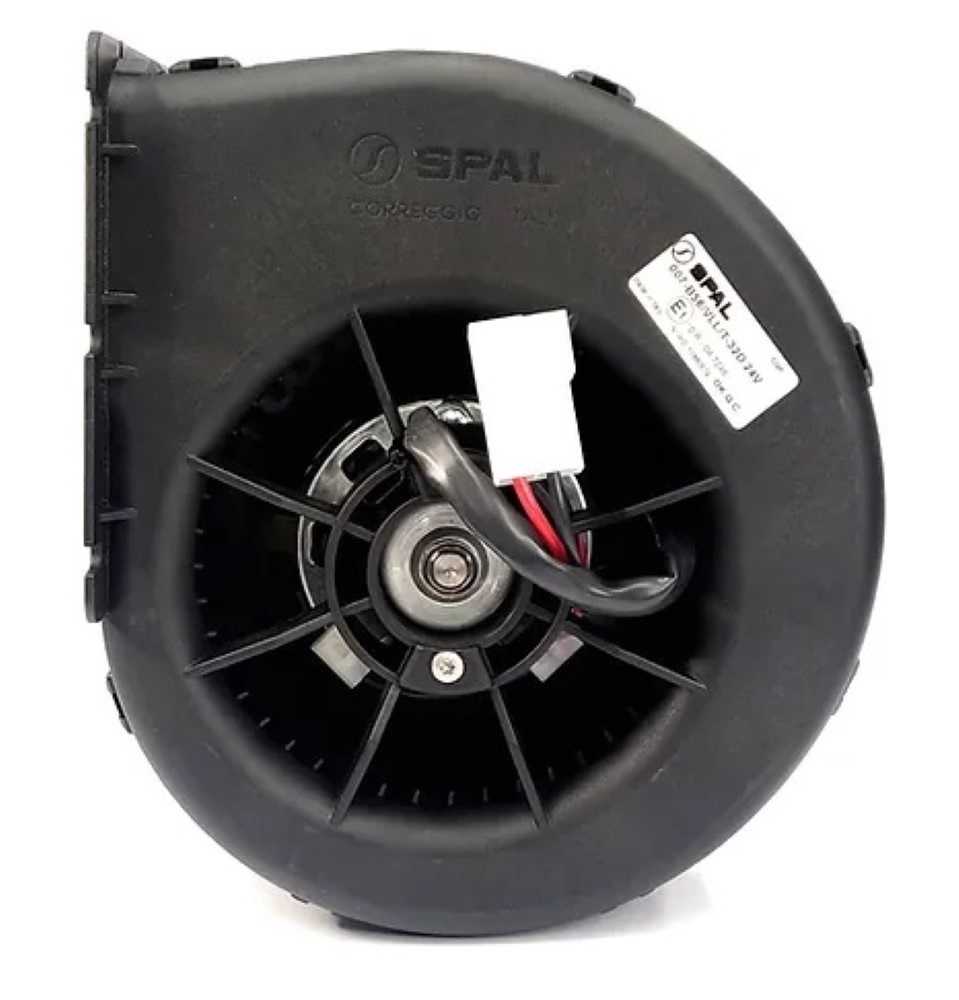 MOTOR CAIXA EVAPORADORA SPAL 007-B56/VLL/T-32D 24V NEW HOLLAND MOTONIVELADORA 