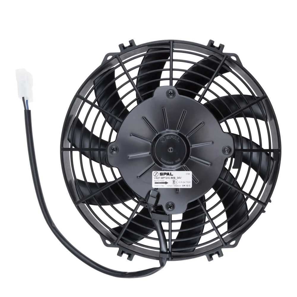 ELETROVENTILADOR SPAL VA07-BP12/C-58S 24V 9 POLEGADA SOPRANTE