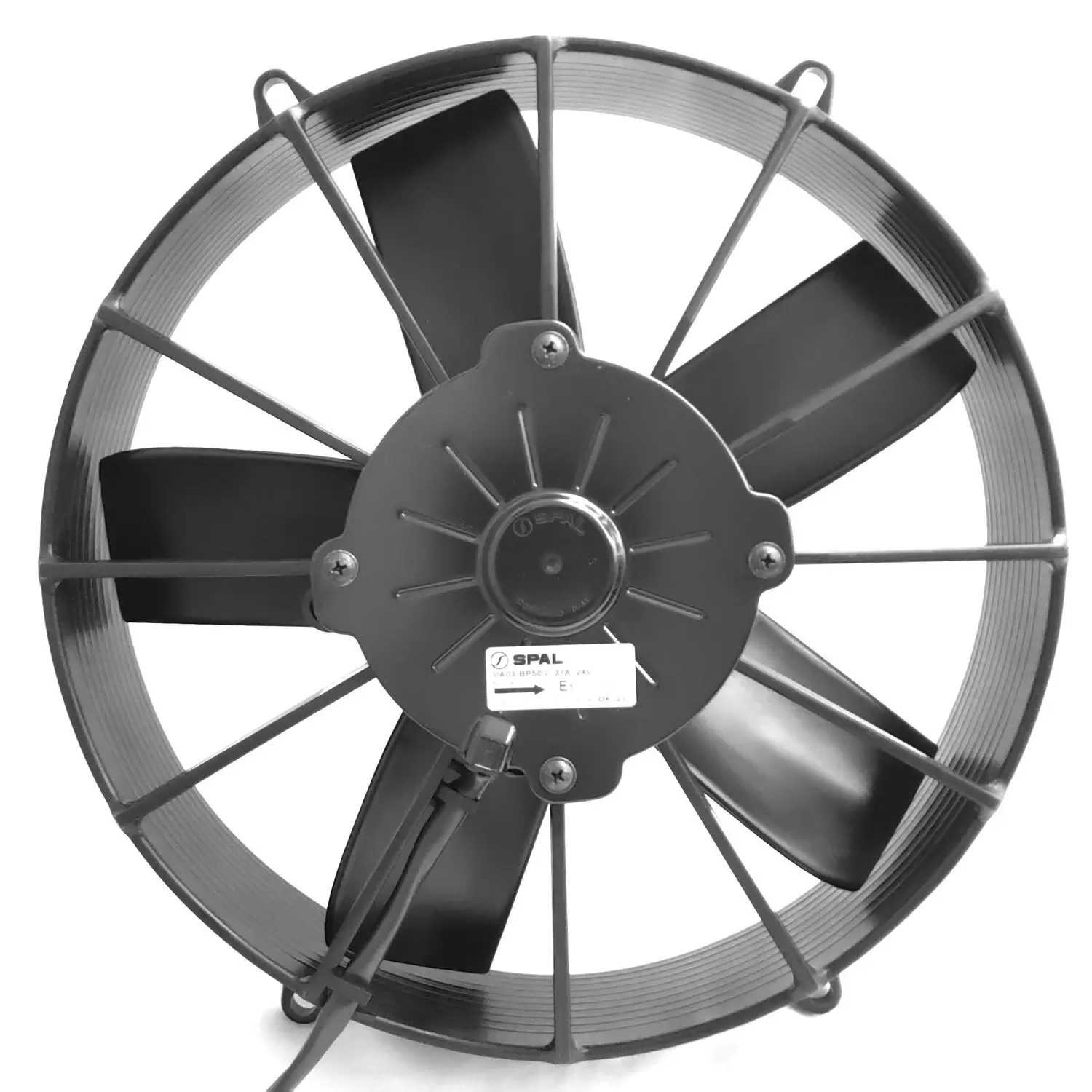 Eletroventilador spal va03-bp50/c-37a 24v 11 polegada aspirante