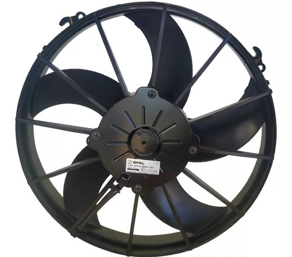 ELETROVENTILADOR SPAL VA01-BP50/C/B-55A 24V 12 POLEGADA ASPIRANTE