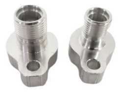 VALVULA CONECTOR ADAPTADOR 8MM 10MM DO COMPRESSOR VOLVO ALUMINIO