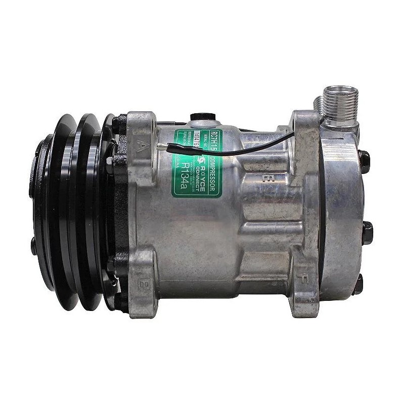 Compressor 7H15 8 Orelhas 12V Saida Cima 2A 132MM SD4664 Trator Uniport 2011>