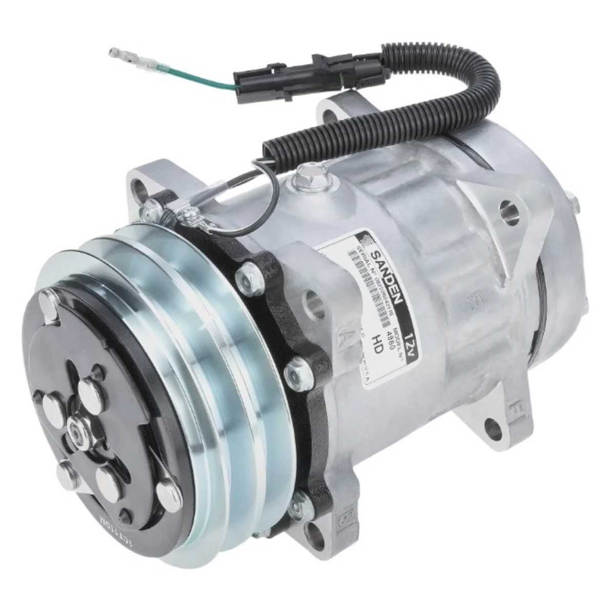 COMPRESSOR 7H15 8 ORELHAS 12V SAIDA FLEX 2A 125MM SD4860