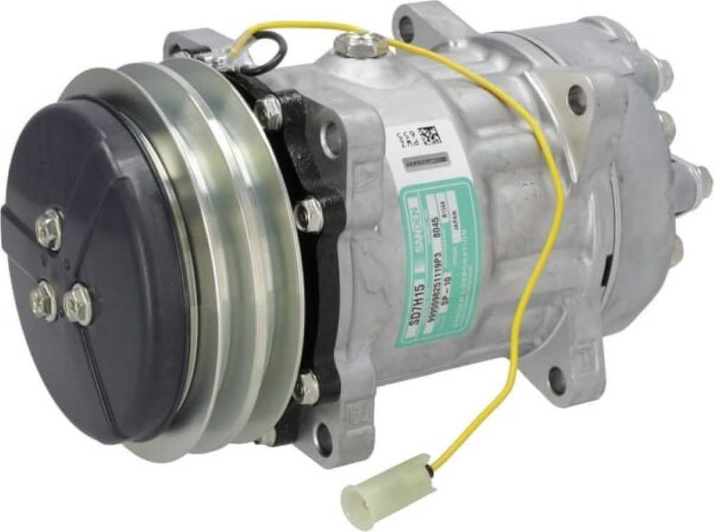 COMPRESSOR 7H15 8 ORELHA VOLVO PA 2A 132MM 24V L70/L90/L110/L220/L330 SD8045