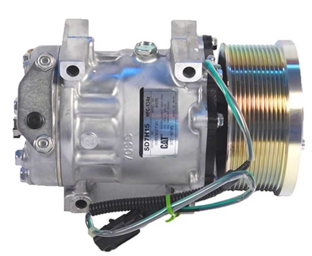 COMPRESSOR 7H15 CATERPILLAR ESCAVADEIRA 320 D2L 2012>/ 6095  24V POLIA 12PK 128MM OEM: 372-9295