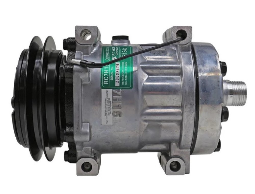 COMPRESSOR RETROESCAVADEIRA CASE 580N/580SN/590SN/580SN / PULVERIZADOR PATRIOT 3230 12V POLIA 1A 132