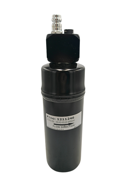 FILTRO SECADOR MAQUINA VOLVO L70/ L90/ L120/ L220/ L330/ L180/ L50F/ L150F/ A25D/ A30D/ A35D OEM: 11