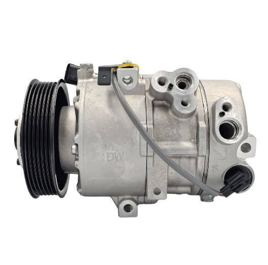 COMPRESSOR KIA SPORTAGE 2.0 16V 2017 A 2022 MODELO DVE16 ENCAIXE MANGUEIRA 16MM - 12V POLIA 6PK 115M