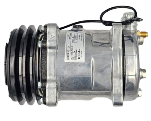 COMPRESSOR 5H14 8 ORELHAS 2A 132MM 12V SAIDA CIMA 