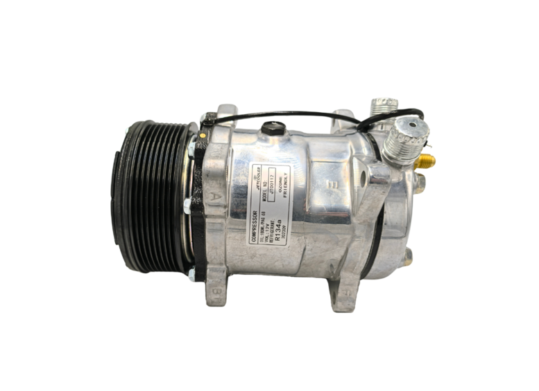 COMPRESSOR 5H14 8 ORELHAS 8PK 119MM 12V SAIDA CIMA 