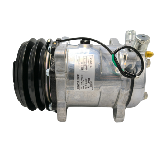 COMPRESSOR 5H14 8 ORELHAS 2A 132MM 24V SAIDA CIMA 