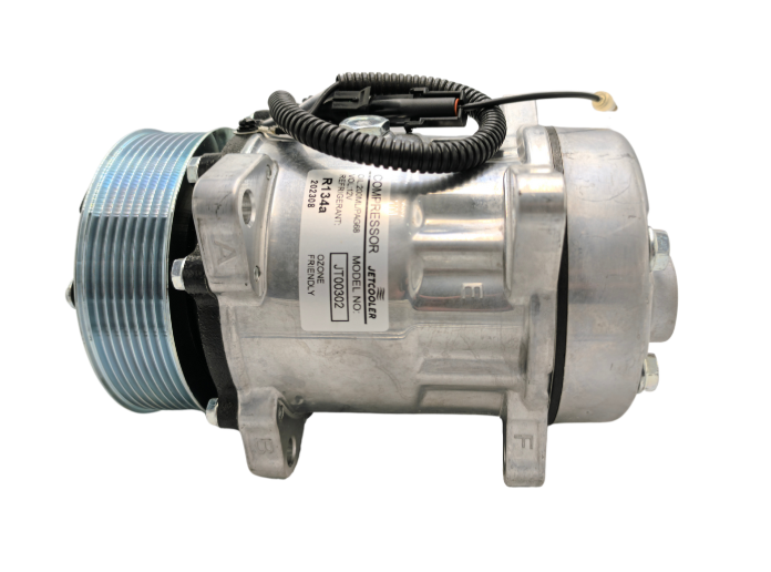 COMPRESSOR 7H15 8 ORELHAS 12V SAIDA FLEX 8PK 119MM "SANDEN 4864"