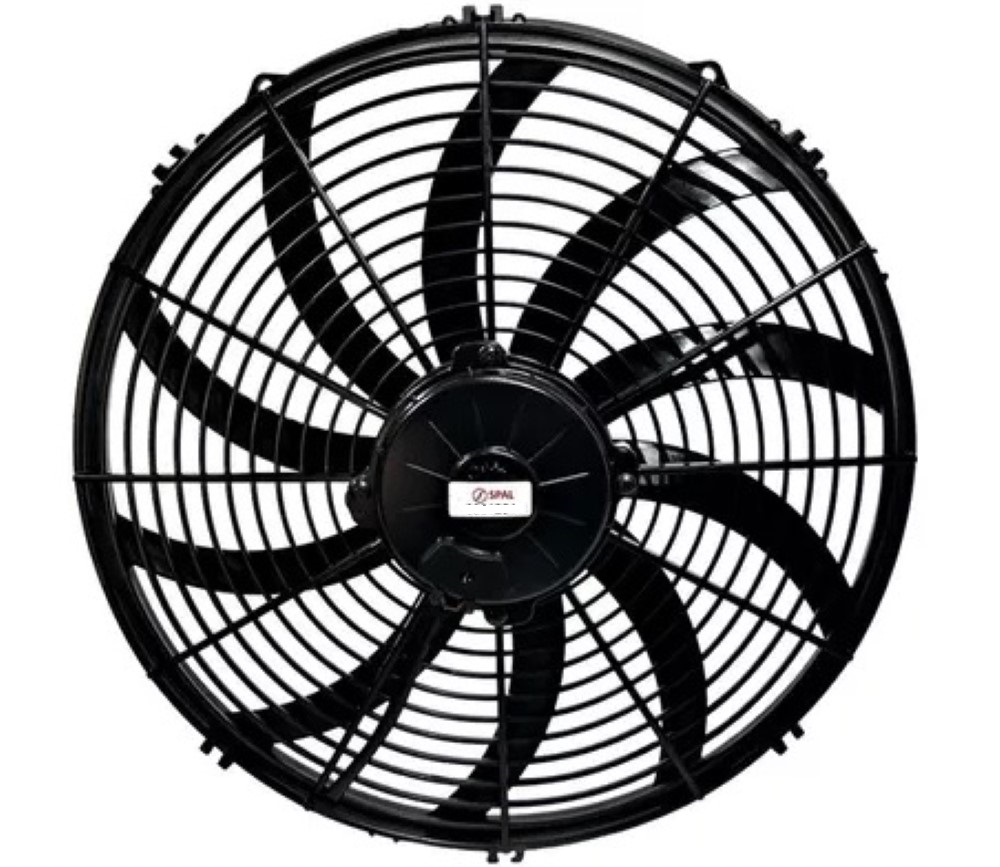 Eletroventilador spal va18-ap71/ll-59a 12v 16 polegada aspirante 