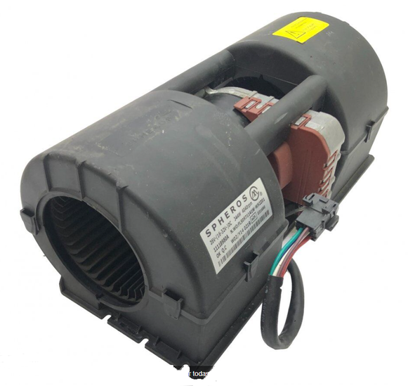 VENTILADOR DO EVAPORADOR ONIBUS SPHEROS VALEO TOMADA 5 PINOS 24V ELETRONICO OEM: 021-00050-000, 1111