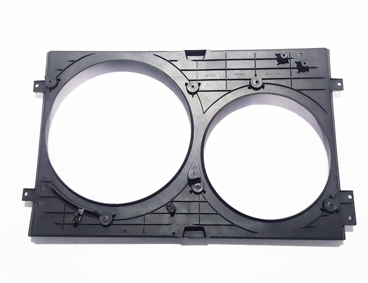 Defletor radiador vw golf 1999 ate 2012/ bora 2001 ate 2007/ audi a3 1998 ate 2006 duplo