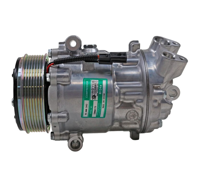 COMPRESSOR RENAULT DUSTER 1.3 TURBO 2022 EM DIANTE/ OROCH 1.6 2022 EM DIANTE 7PK 12V OEM: 926007461R