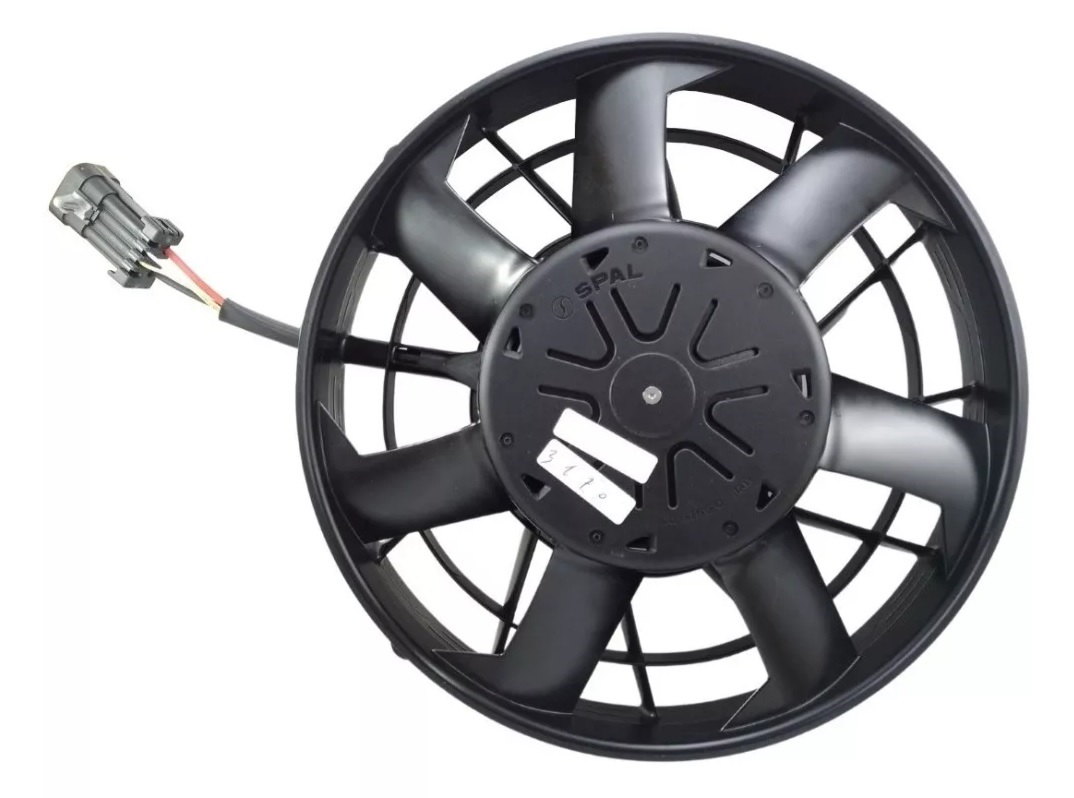 Eletroventilador spal va89-bbl342p/r/a/n-94a  24v 12* aspirante perfil alto tomada 4 pinos eletronic