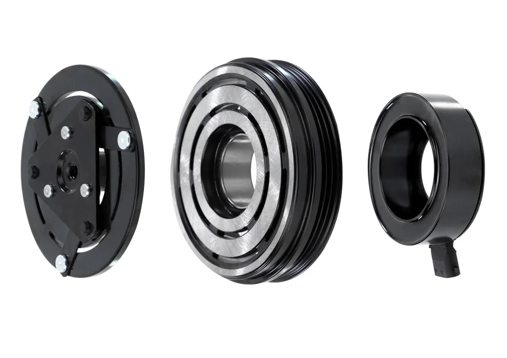 CONJUNTO EMBREAGEM COMPRESSOR VW SAVEIRO/ VOYAGE/ GOL GV/ POLO/ FOX 2008> 12V POLIA 3PK 114MM