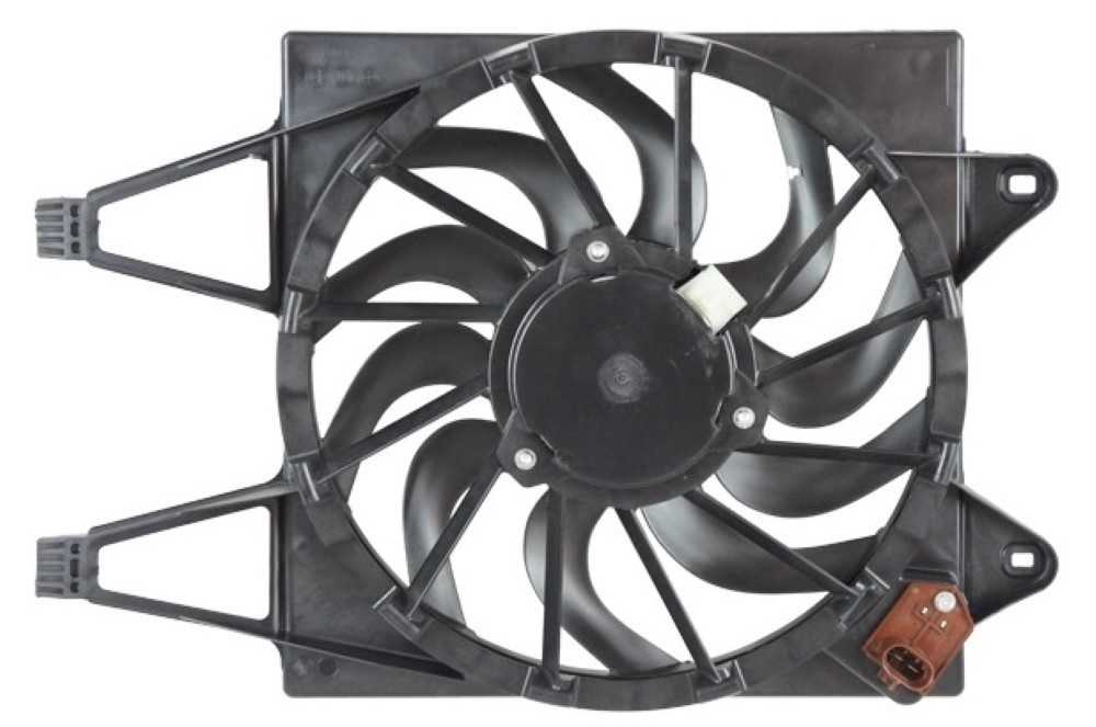 Eletroventilador fiat novo uno/ novo palio/ grand siena/ mobi c/ar