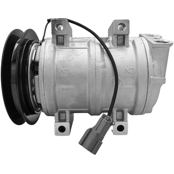 COMPRESSOR ESCAVADEIRA JOHN DEERE 330LC DKS15C 24V POLIA 1B OEM: 22U9791711 / 22B9791631
