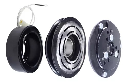 CONJUNTO EMBREAGEM D20/VALTRA BH 180 ANTIGO 6P148/5H14 8 ORELHAS CANAL A 12V PARA COMPRESSOR CODIGO 