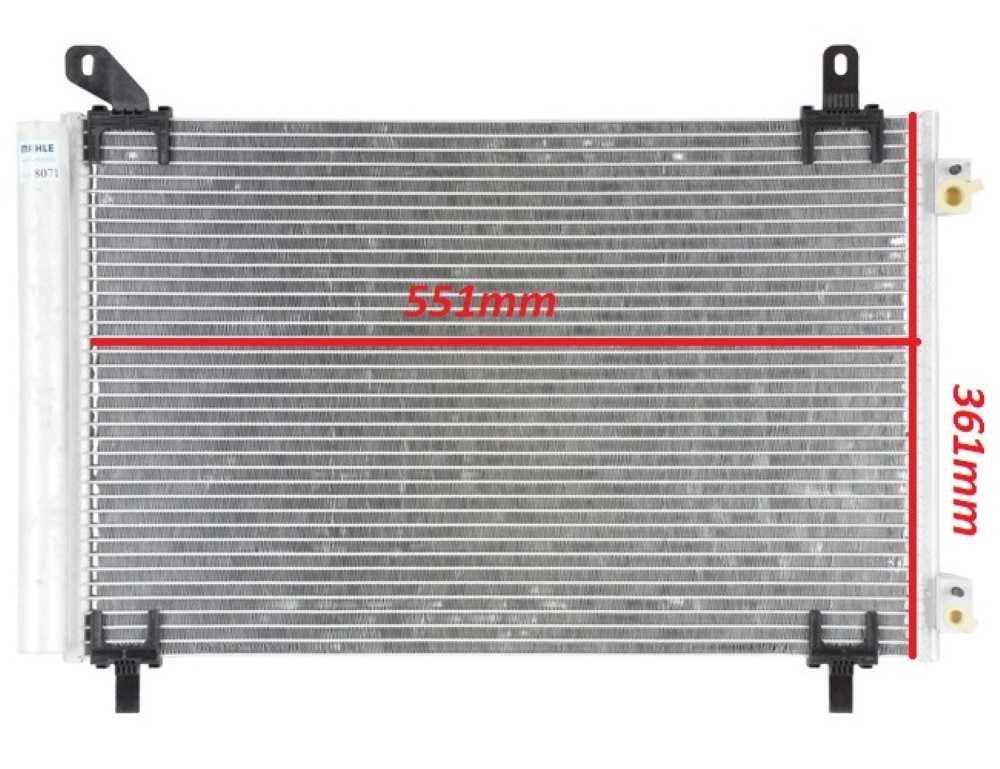Condensador peugeot 208 1.6 2020> oem: 9825441780 
