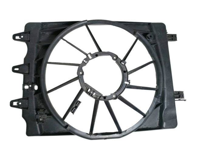 Defletor radiador fiat argo 1.0 1.3 1.8 2017 em diante/ cronos 1.3 1.8 2018 em diante