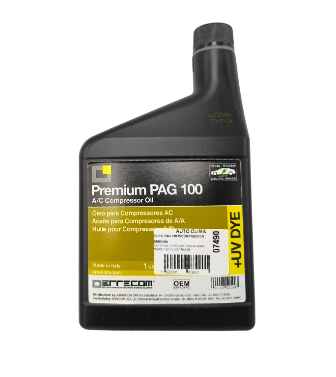 Oleo pag 100 p/compressor 946ml *errecom* c/contraste