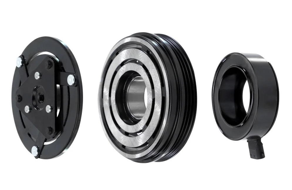 CONJUNTO EMBREAGEM COMPRESSOR VW SAVEIRO/ VOYAGE/ GOL GV/ POLO/ FOX 2008> 12V POLIA 3PK 114MM