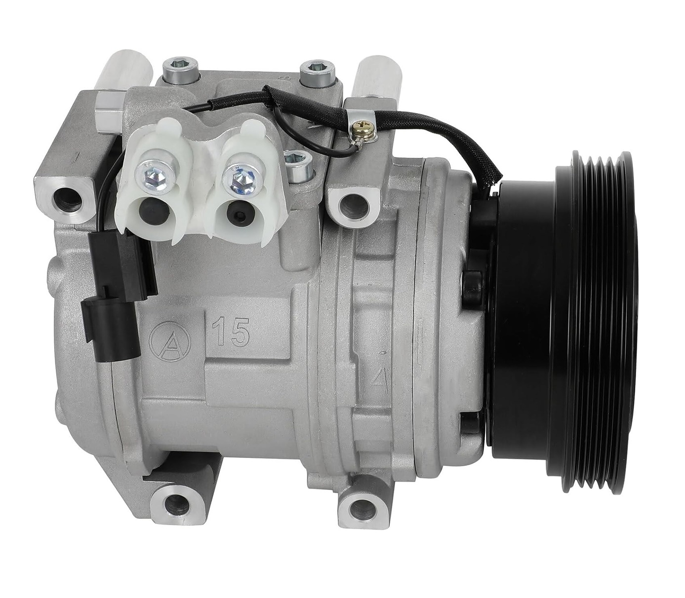 Compressor hyundai tucson 2.0 2005 ate 2016/ kia sportage 2.0 2005 ate 2011 modelo 10pa15  12v polia