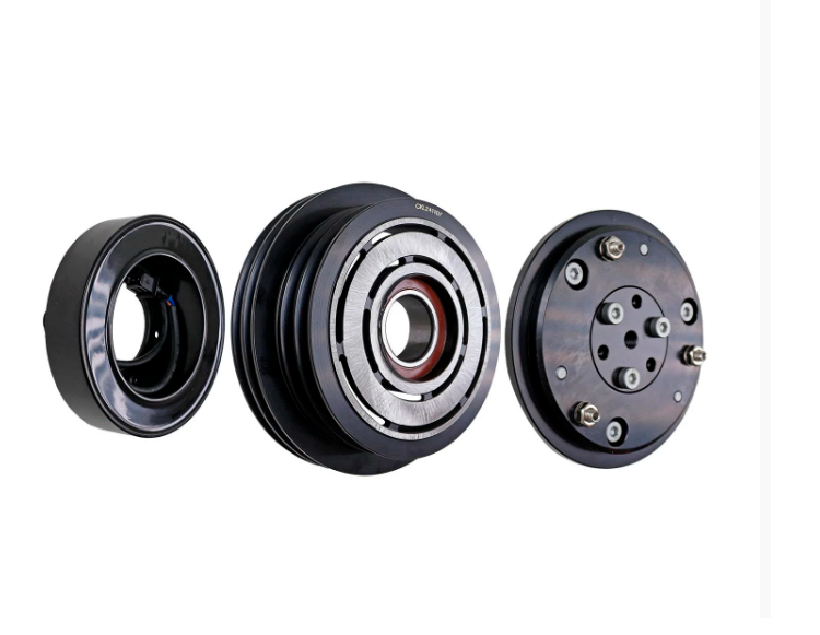 Conjunto embreagem compressor onibus spheros/ valeo/ arco para tm65 polia 2a 260mm / 2b 220mm 24v