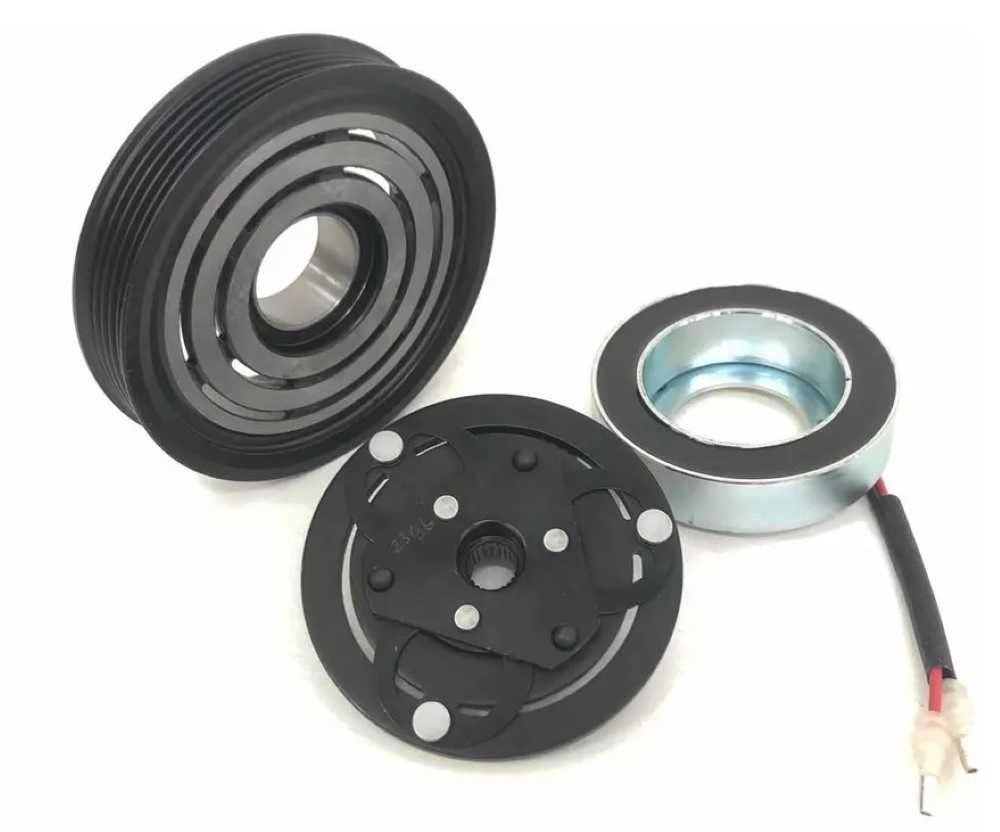 Conjunto embreagem fiat palio fire/uno/siena modelo calsonic 12v polia 5pk 119mm