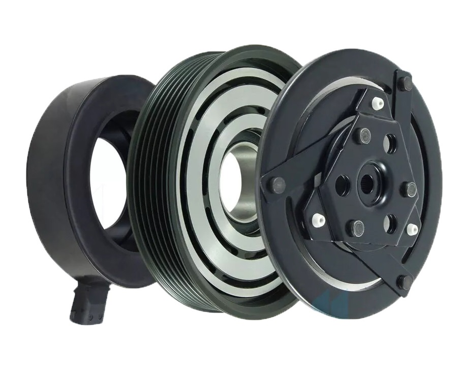 Conjunto embreagem compressor renault megane 1.6 2007 ate 2011/ scenic 1.6 2007 ate 2011 mod.cvc - 1