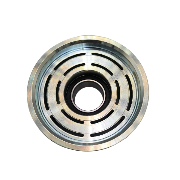 Polia compressor renault logan 1.6/ sandero 1.6/ kangoo 1.6/ clio 1.6/ duster 1.6 6pk modelo sanden 