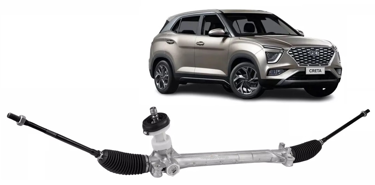 Caixa direcao mecanica para sistema eletrico hyundai creta 1.0 tgdi 2021 ate 2024 oem: 56500-a00