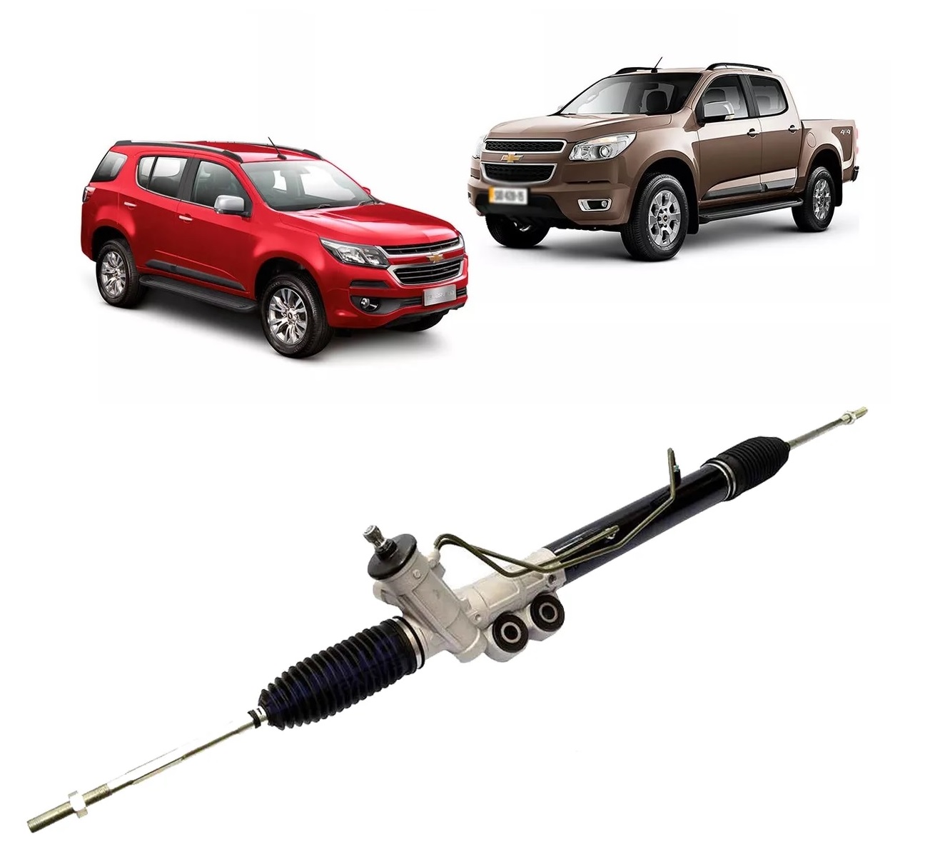 Caixa direcao hidraulica chevrolet s10/trailblazer 2012 ate 2016 s/ terminal oem: 98190395 / 9821470