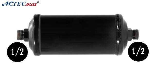 Filtro secador modelo dml304fs conexao 1/2, medida 23cm, onibus eberspacher/ v700 thermo king, danfo