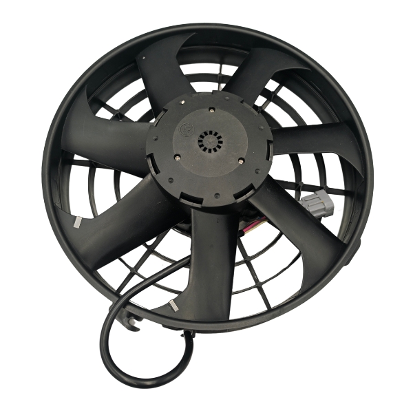 Eletroventilador onibus sistema valeo/ spheros modelo spal va90-bbl300-94a 24v 12 polegada soprante 