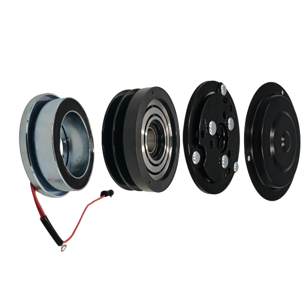 Conjunto embreagem 7h15 maquina case magnum/new holand tl/tc5070 u4609/ 4478 - 12v polia 2a 150mm oe