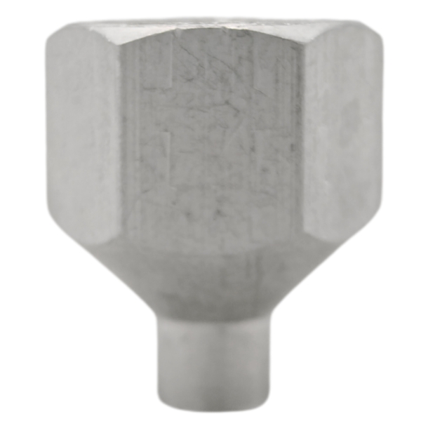 Adaptador femea p/ pressostato em aluminio para solda