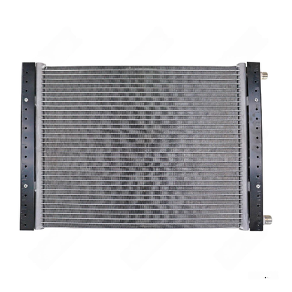 Condensador universal 14x20 16mm fluxo paralelo saida mesmo lado