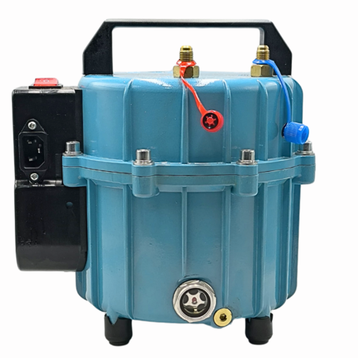 Bomba de vacuo e pressurizador de sistema 12v / 24v / 220v / capacidade pressurização 500 psi / 28l