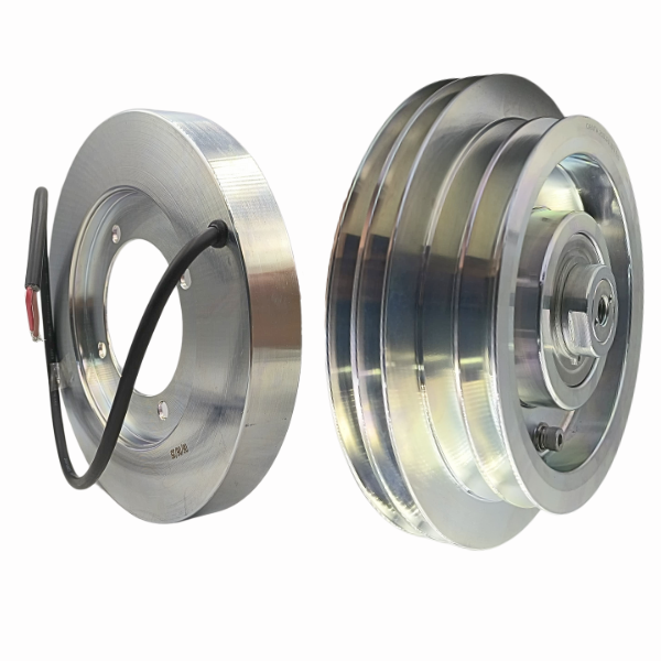 Conjunto embreagem compressor hispacold 4cil 24v polia 2a/ 2b 260mm/ 210mm onibus irizar oem: ah4050