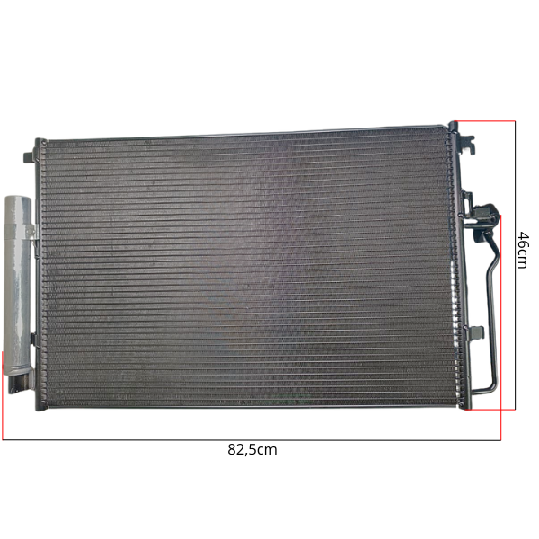 Condensador mercedes benz sprinter 311 /313 /415 /515 2012 a 2021 c/ filtro oem: a9065000054
